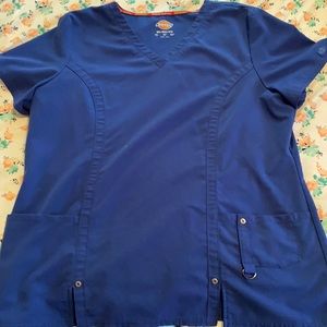 Royal Blue Dickies Scrub Set
